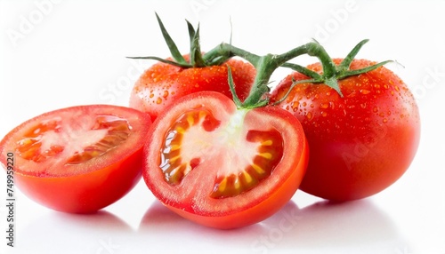 tomato isolated on white