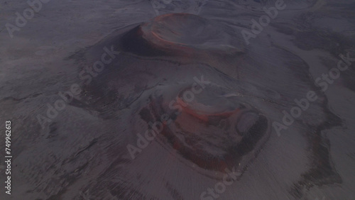 Obraz na płótnie Fjallabak craters in Iceland. Landmannalaugar Black Craters. w salonie