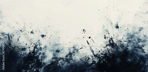 background.KS_black and white paint splatter background