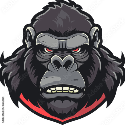 Gorilla esport vector logotype  logo gorilla  icon gorilla  sticker gorilla  symbol gorilla  emblem gorilla  monkey   King Kong