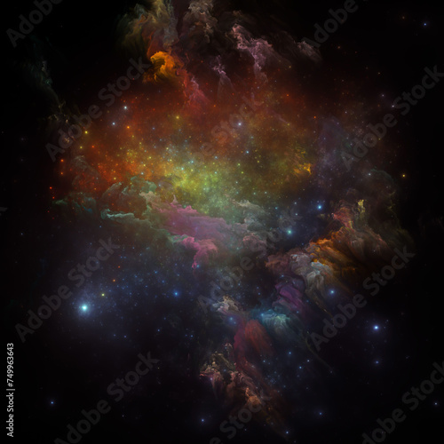 Fototapeta Naklejka Na Ścianę i Meble -  Way of Stellar Space
