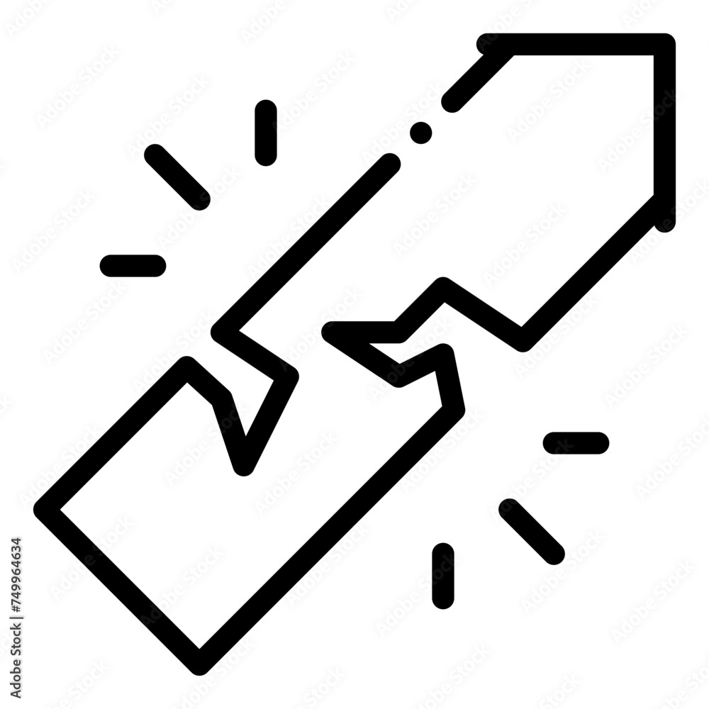 disruption arrow icon disruption arrow icon