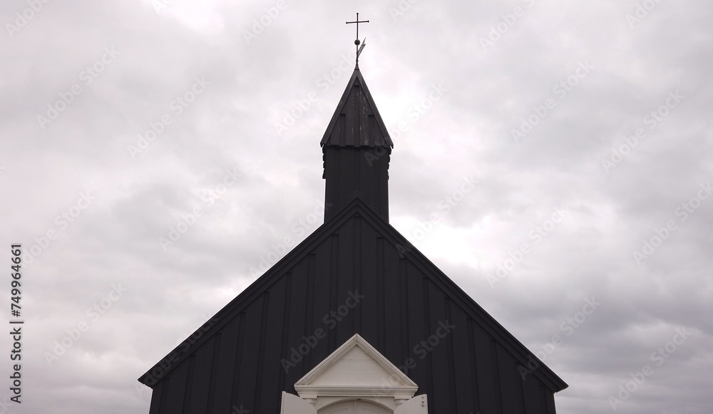 Budakirkja is a small wooden church located on the south side of Snaefellsnes Peninsula in Iceland. The Búðakirkja was built for the first time in 1703.