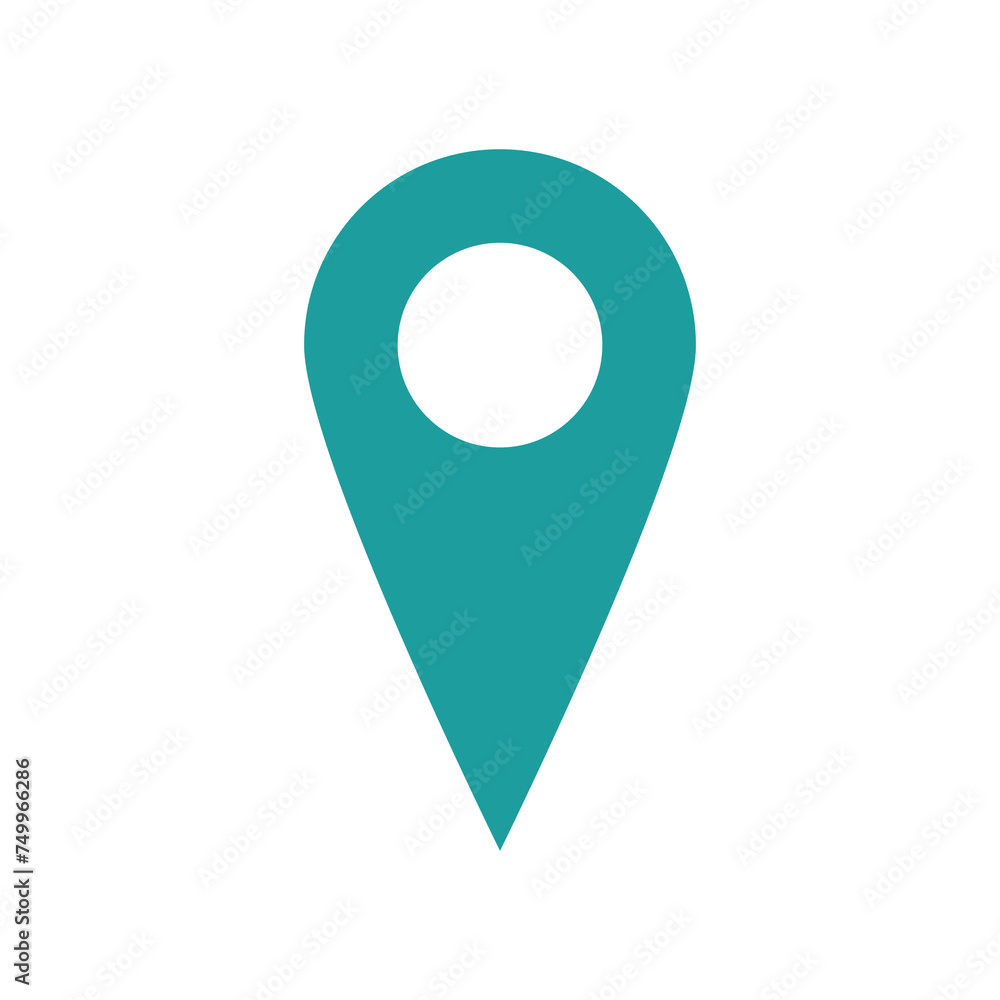 location icon isolate on white background. location icon isolate on white background.