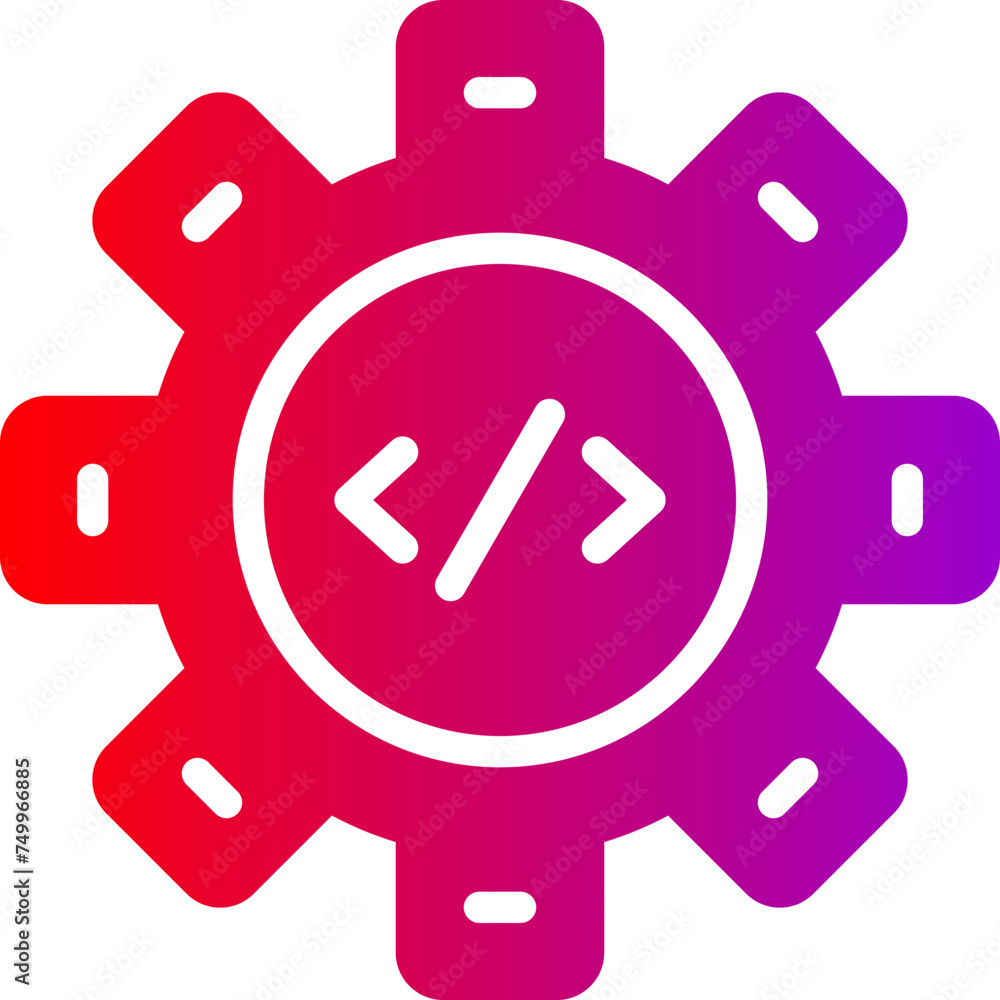 Obraz premium web-hosting-4 Vector Glyph Gradient Icons