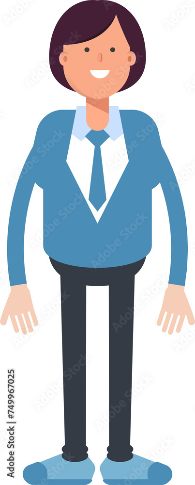 Businesswoman Character Standing
Businesswoman Character Standing