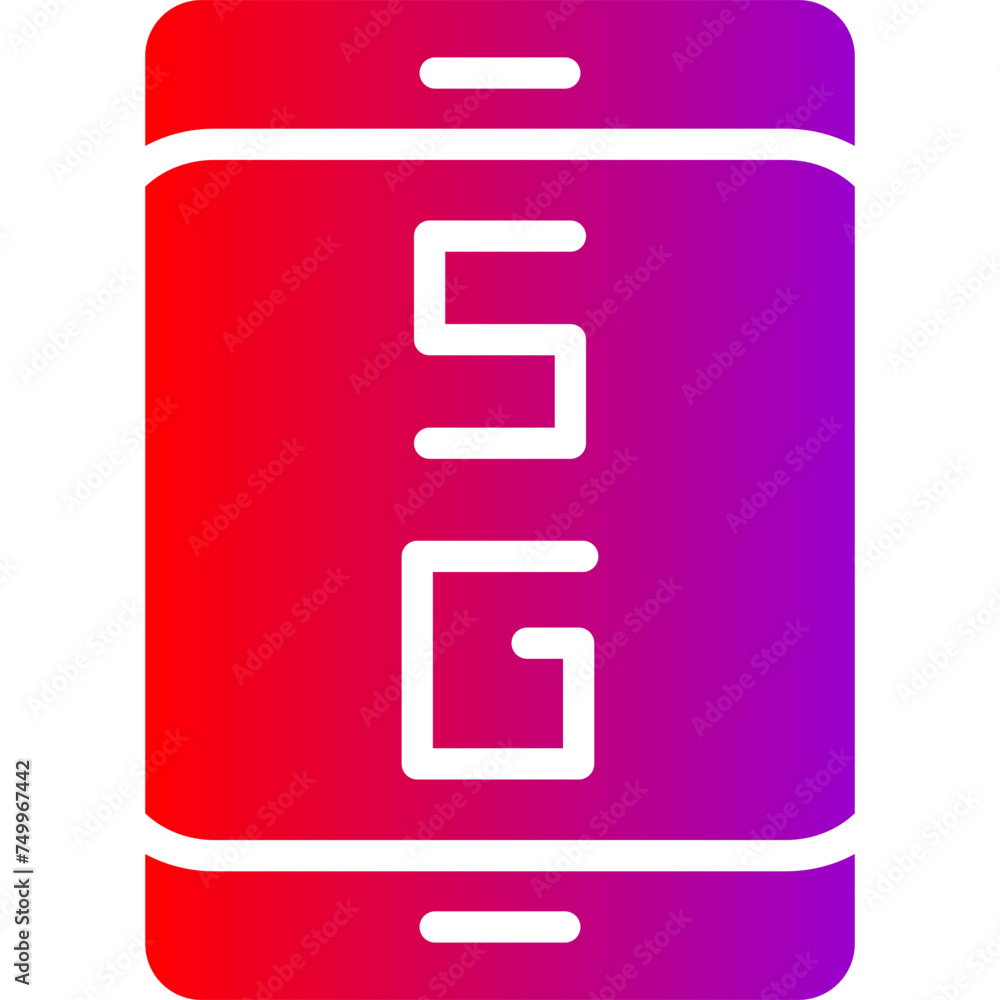 5G-15 Vector Glyph Gradient Icons 5G-15 Vector Glyph Gradient Icons