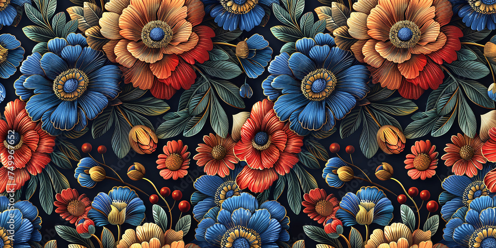 Beautiful boho floral illustration Beautiful boho floral illustration