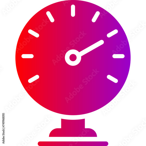 Pressure Vector Glyph Gradient Icons