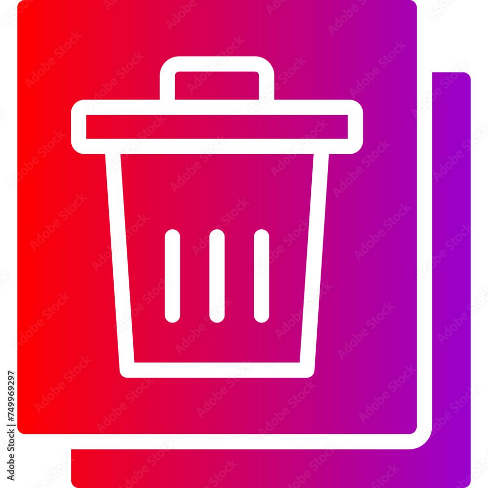 Delete Vector Glyph Gradient Icons Delete Vector Glyph Gradient Icons