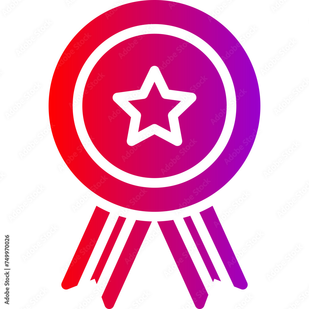 Badge Vector Glyph Gradient Icons Badge Vector Glyph Gradient Icons