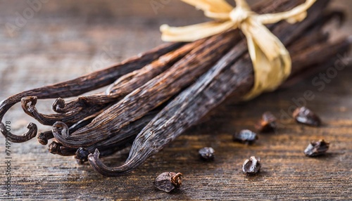 dried vanilla pods