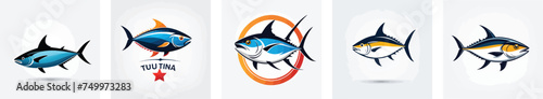 tuna logo vector icons