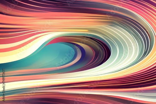 rendering futuristic Abstract background, Neon Colored Motion Striped line