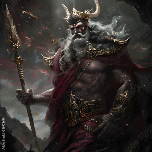 Hades god of the dead and the king of the underworld