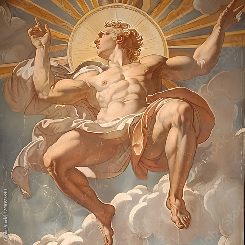 Helios sun god titan greek god