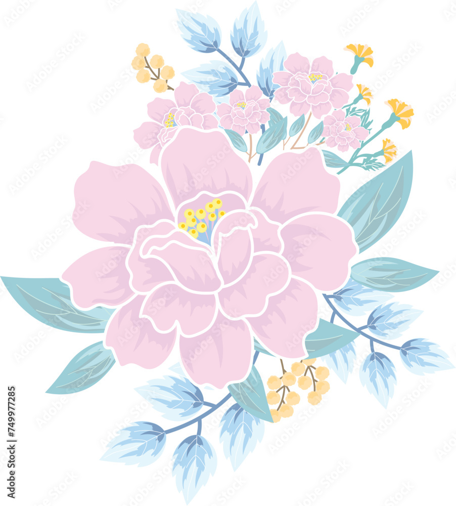 Fototapeta premium coquette Floral Groupings 