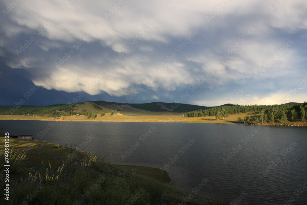 Storm coming. Lake Khusvsgul