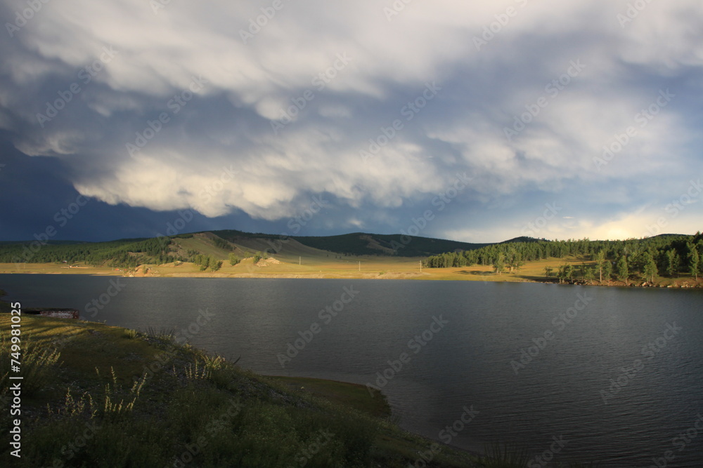Storm coming. Lake Khusvsgul Storm coming. Lake Khusvsgul