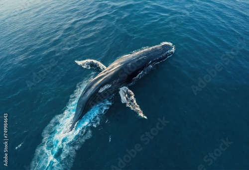 The majesty of the deep sea: a bird's eye view of the humpback whale