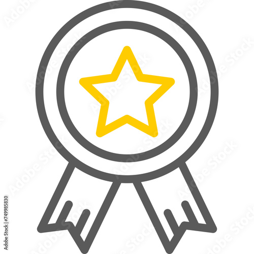 Reward Vector Line Two Color Icons