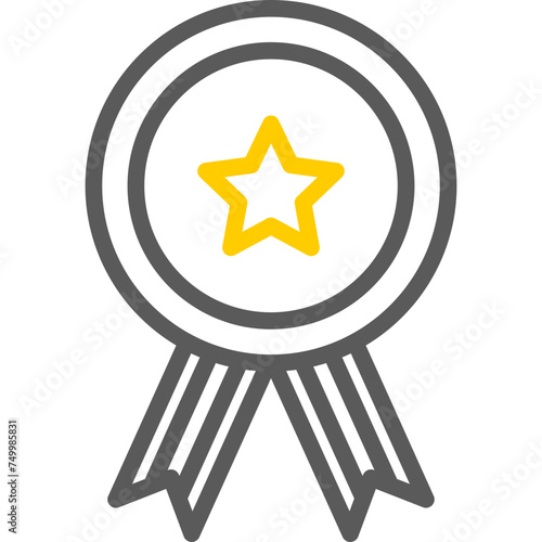 Badge Vector Line Two Color Icons