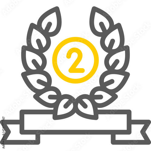 Reward Vector Line Two Color Icons