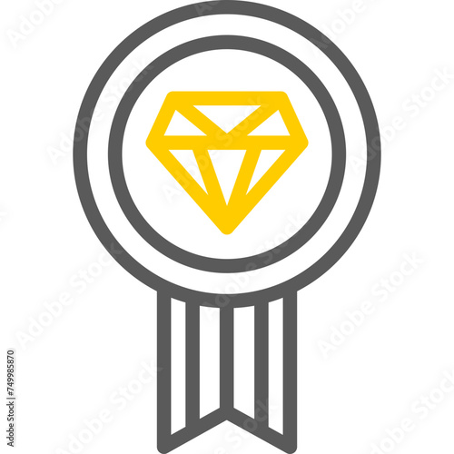 Badge Vector Line Two Color Icons