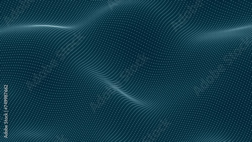 Abstract wave technology background. Digital wave tech background.