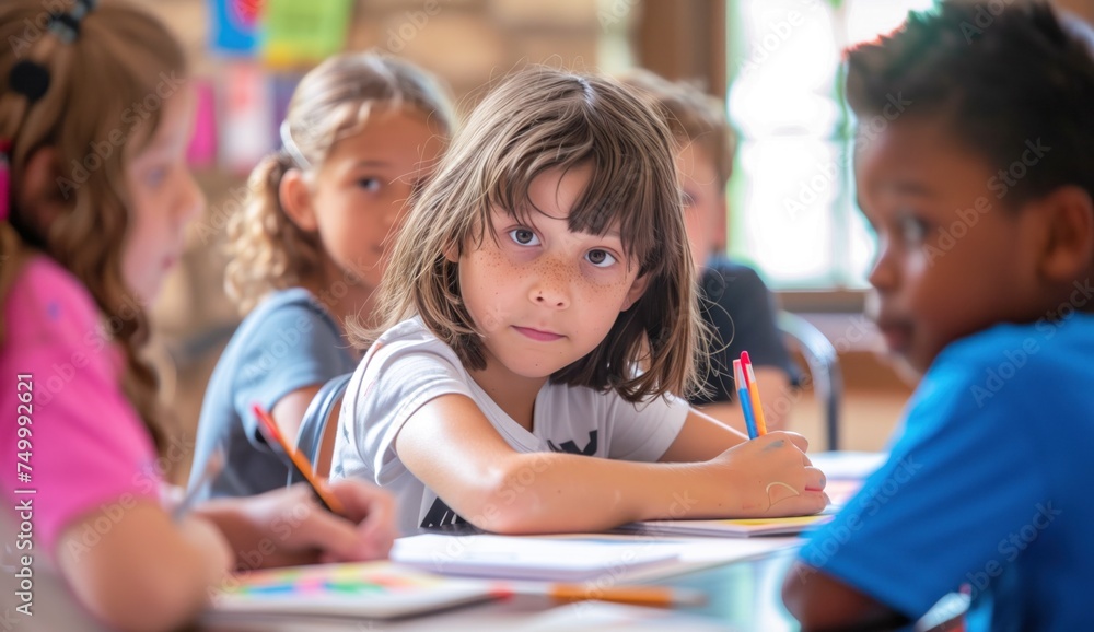 School and education, school students, happy students, students studying. Students, teaching. Elementary school, high school, childhood. School and education, school students, happy students, students studying. Students, teaching. Elementary school, high school, childhood.