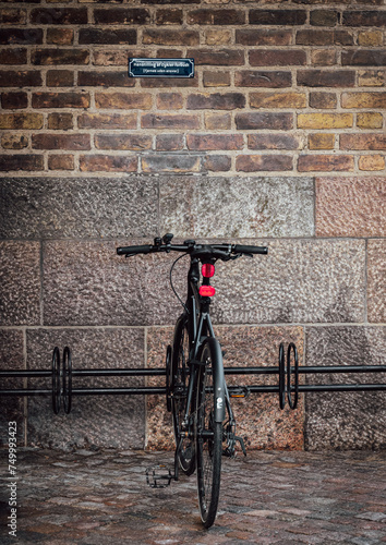 Bicycles no parking photo