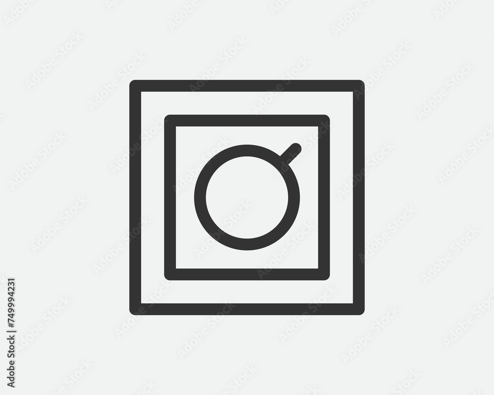 Light dimmer icon line trendy design. Electricity lamp saving energy sign. Black and white flat style. Light dimmer icon line trendy design. Electricity lamp saving energy sign. Black and white flat style.
