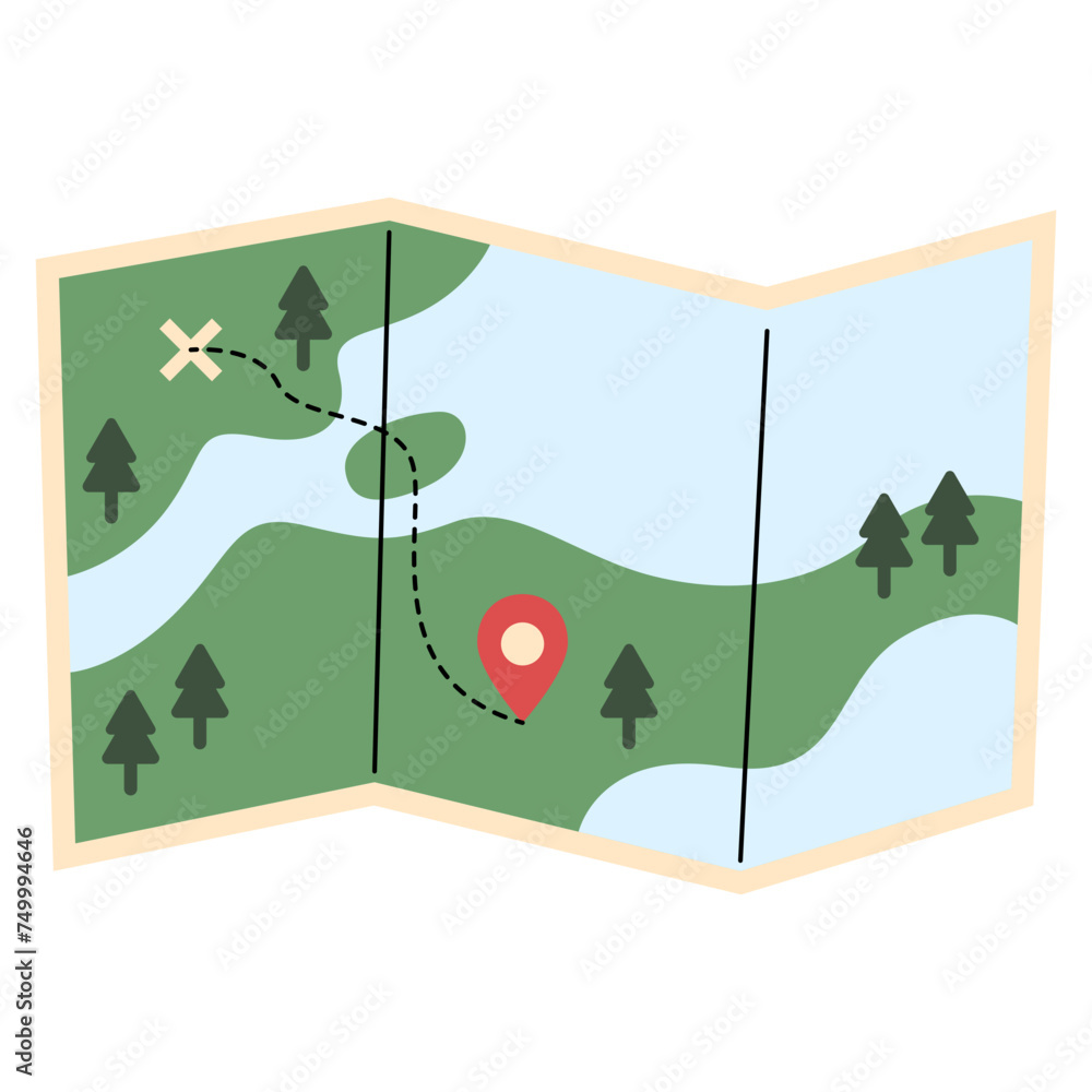 Fototapeta premium Camping equipments 