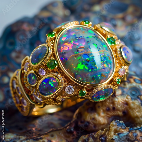 Generative AI: the most fabulous opal gold ring in the world