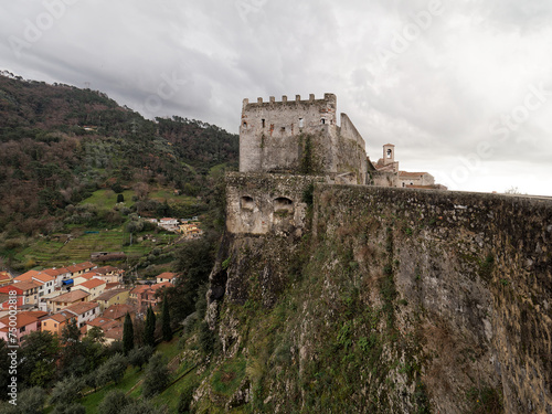 Landscape from Malaspina Castle  Massa