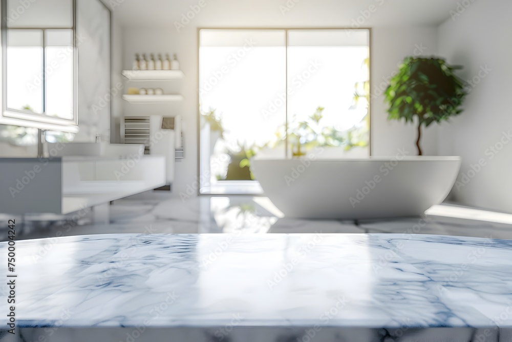 Elegant Marble Bathroom with UHD Image
