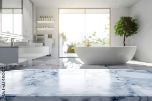 Elegant Marble Bathroom with UHD Image