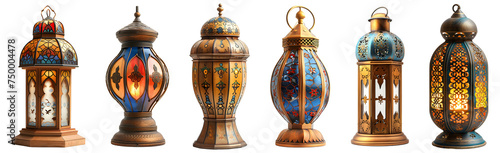 Antique Arabian Lantern Collection for Display