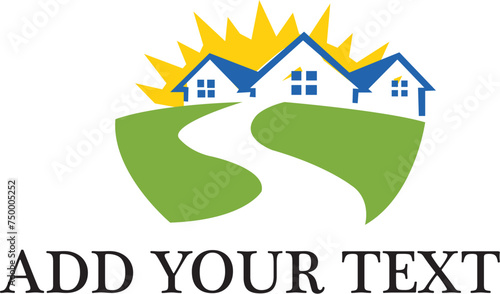 real estate logo design & vector art