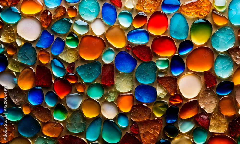 multi-colored smooth sea stones. Selective focus. multi-colored smooth sea stones. Selective focus.