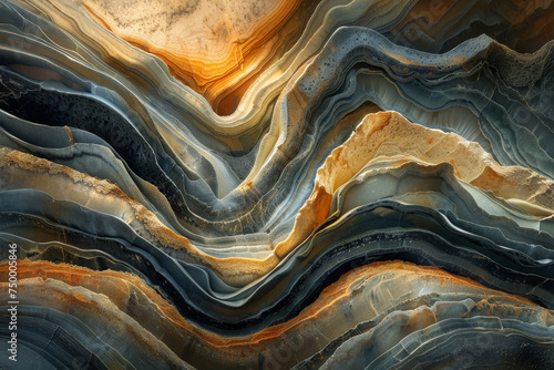 Agate stone showcasing vivid, colorful stratified bands ideal for backgrounds photo