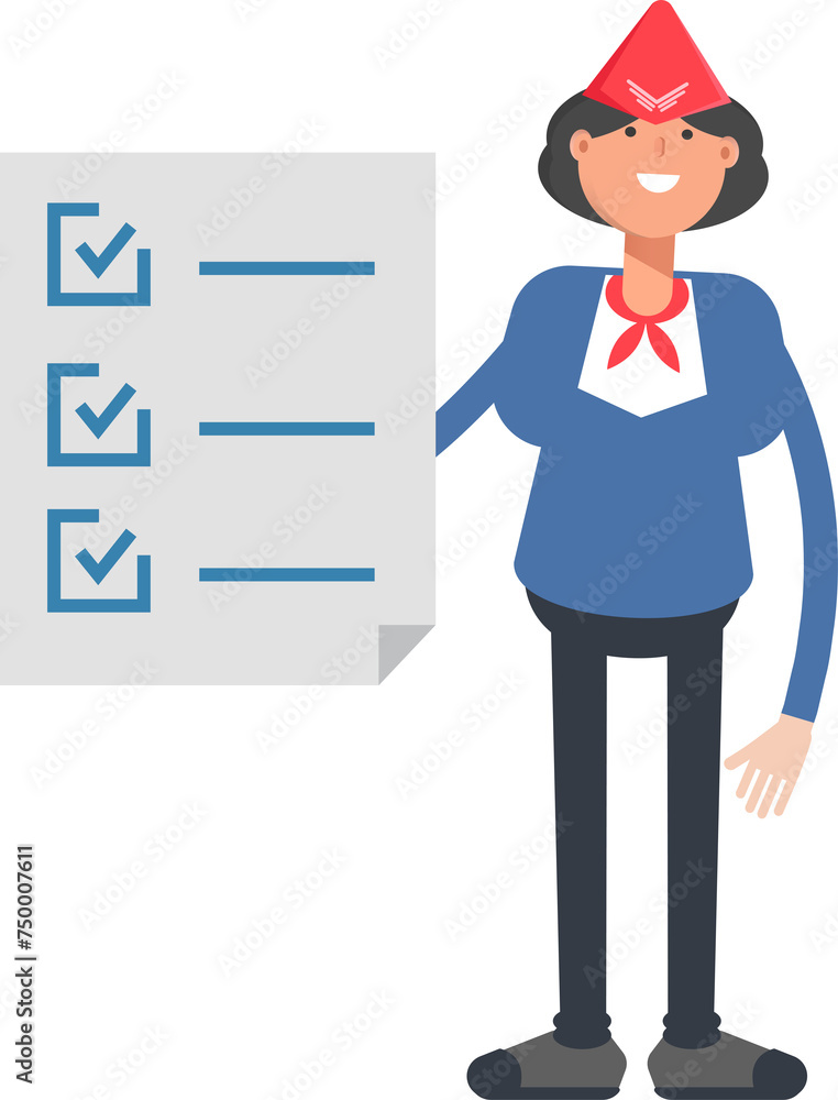 Air Hostess Character and Check List Document
Air Hostess Character and Check List Document