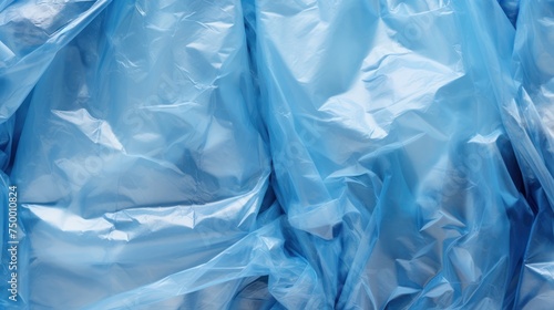 Wallpaper Mural The surface of plastic waste,Surface of Blue Plastic Bags  Torontodigital.ca
