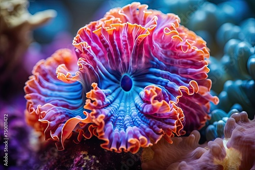 Colorful underwater flora and fauna in lively coral reef habitat © Александр Раптовый