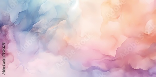 Watercolor background in pastel colors