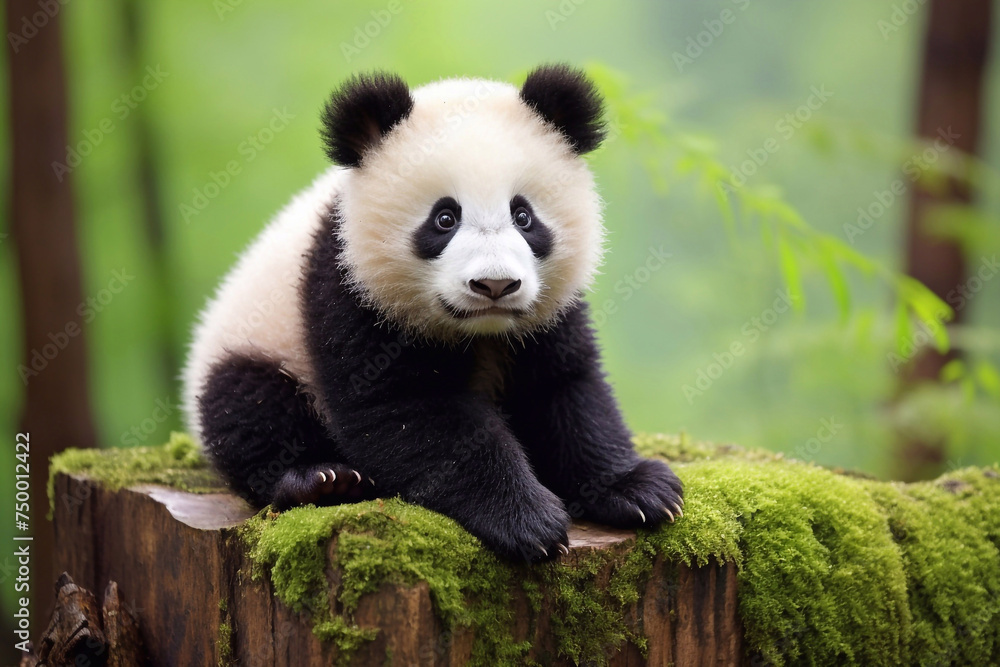 Cute panda bear Cute panda bear