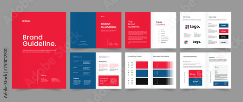  Brand Guidelines and Brand Guide Brochure Template