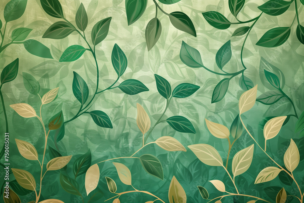 Art modern art patterns monogrammed plants background Art modern art patterns monogrammed plants background