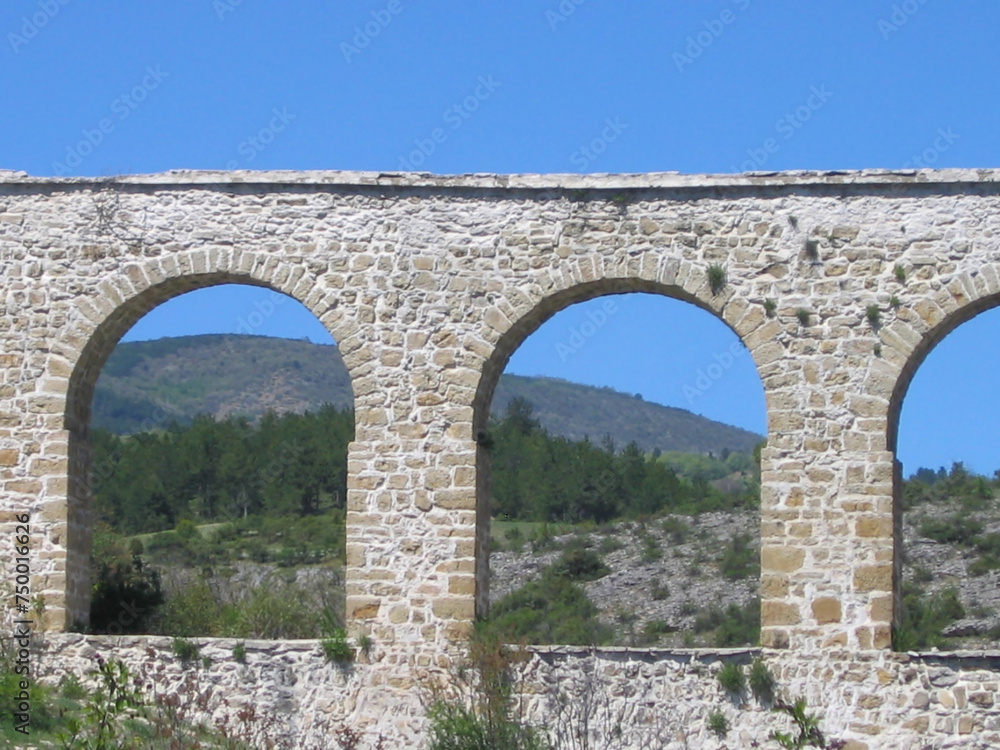 incekaya aqueduct, Observation platform just outside of Safranbolu. Aqueduct originally built in Byzantine times. Turkey