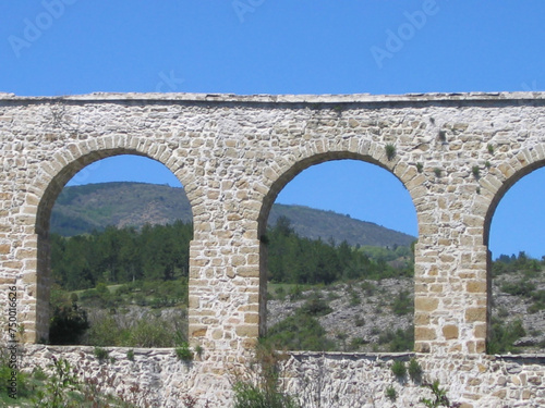 incekaya aqueduct, Observation platform just outside of Safranbolu. Aqueduct originally built in Byzantine times. Turkey © fatih